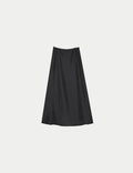 Acetate skirt in greige