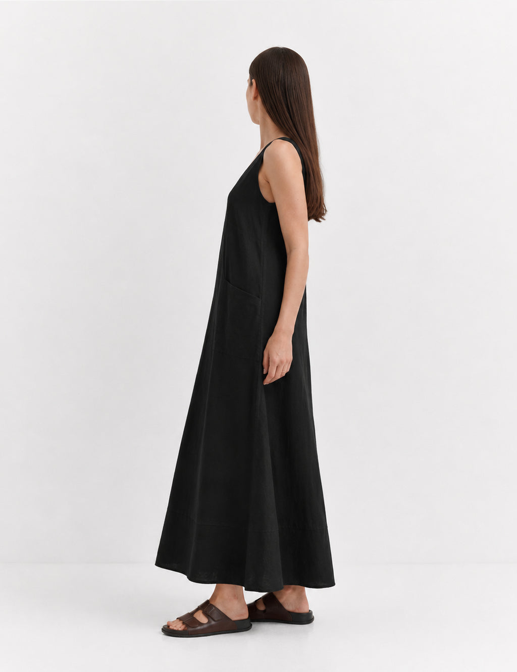 Cropped cupro tennis shirt with dropped shoulders