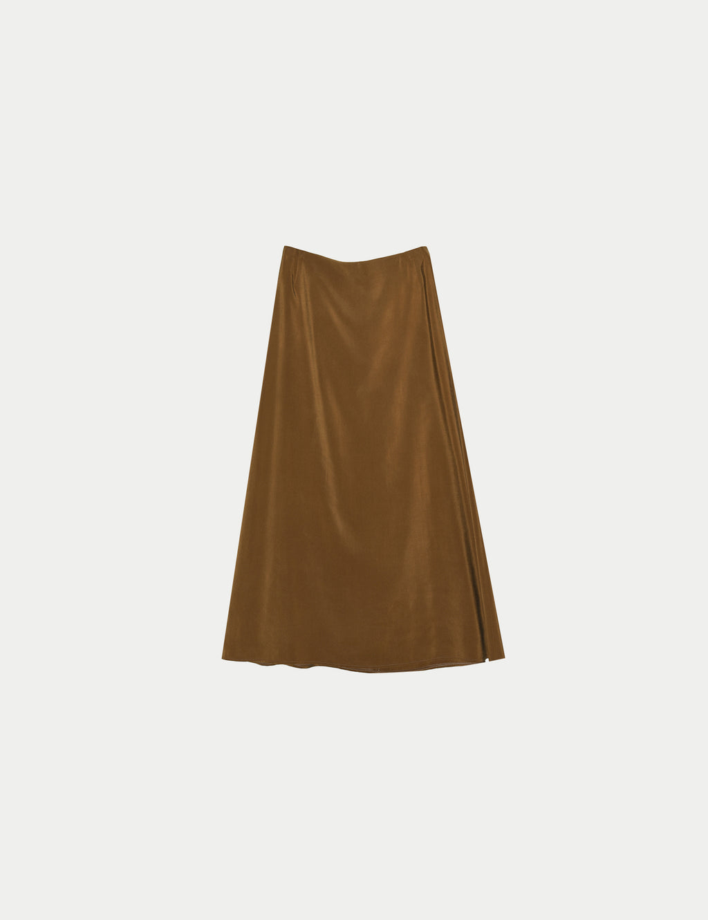 Acetate skirt in greige