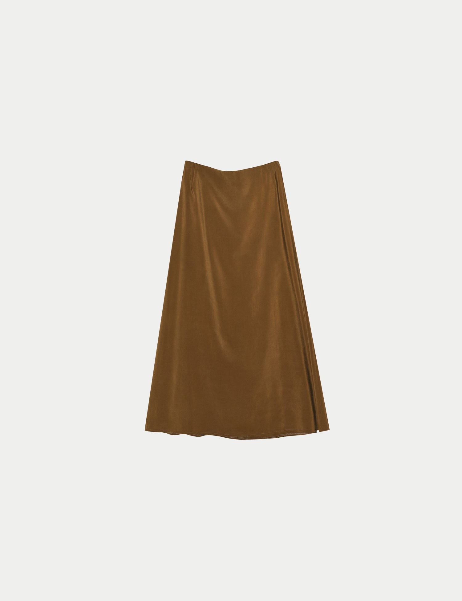 Acetate skirt in greige