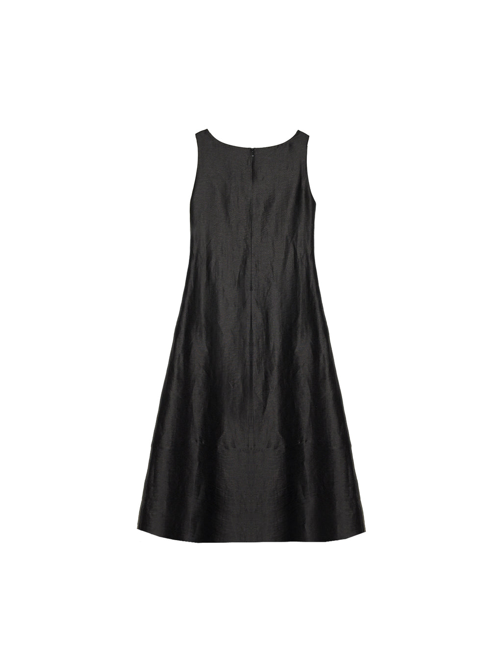 Cropped cupro tennis shirt with dropped shoulders