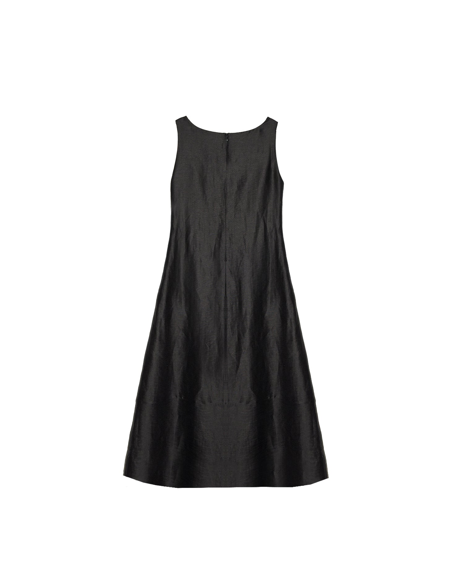 Cropped cupro tennis shirt with dropped shoulders