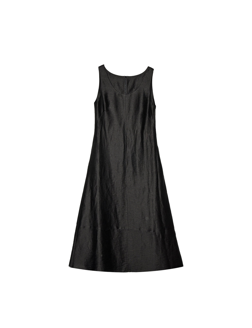 Cropped cupro tennis shirt with dropped shoulders