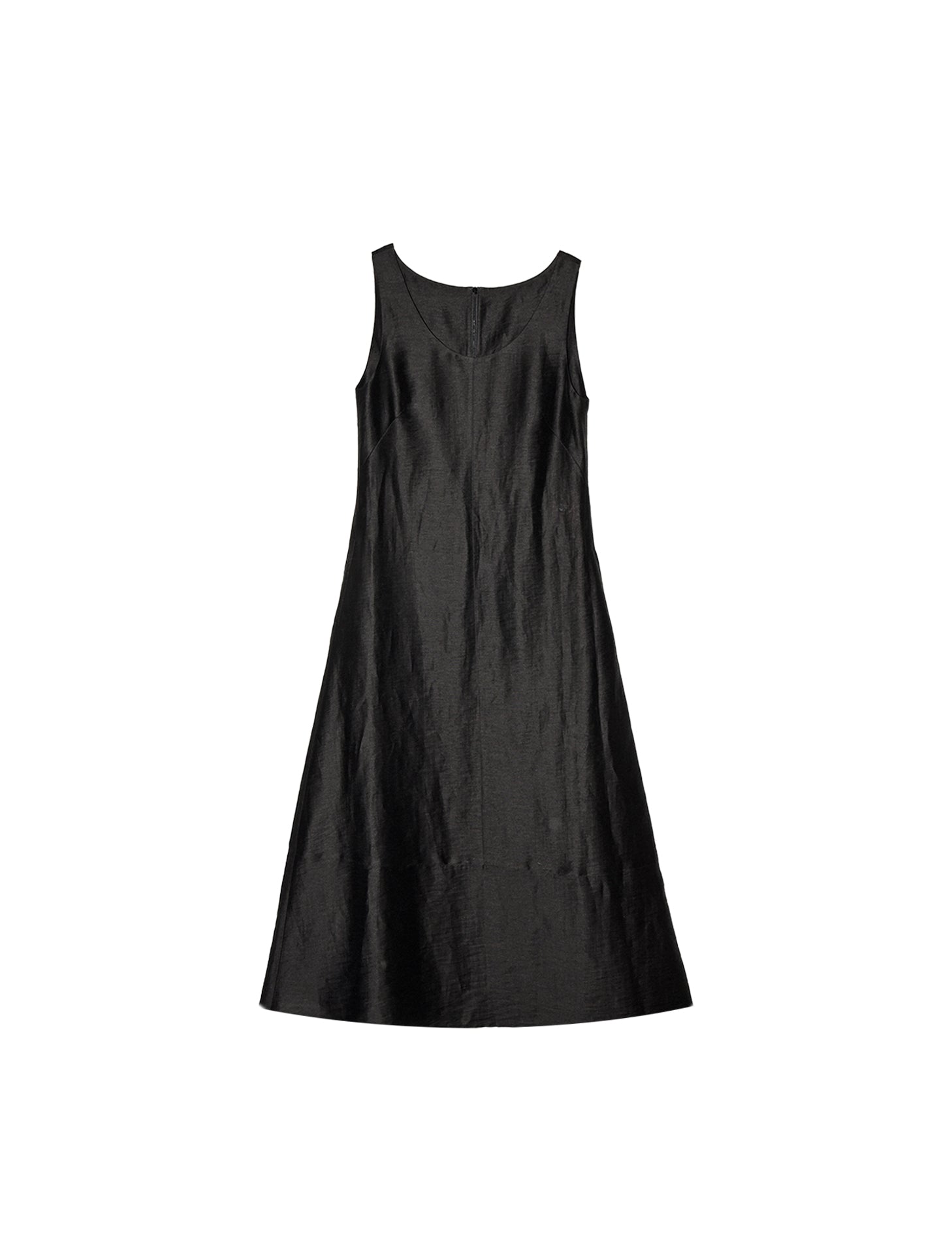 Cropped cupro tennis shirt with dropped shoulders
