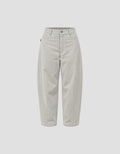Corduroy barrel-leg pants